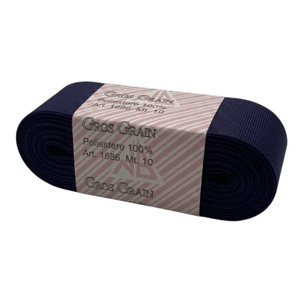 Gros grain n 9 h cm 4 100% polyester article 1686/9 10 meters