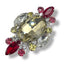 Application with glass stones item MC086B