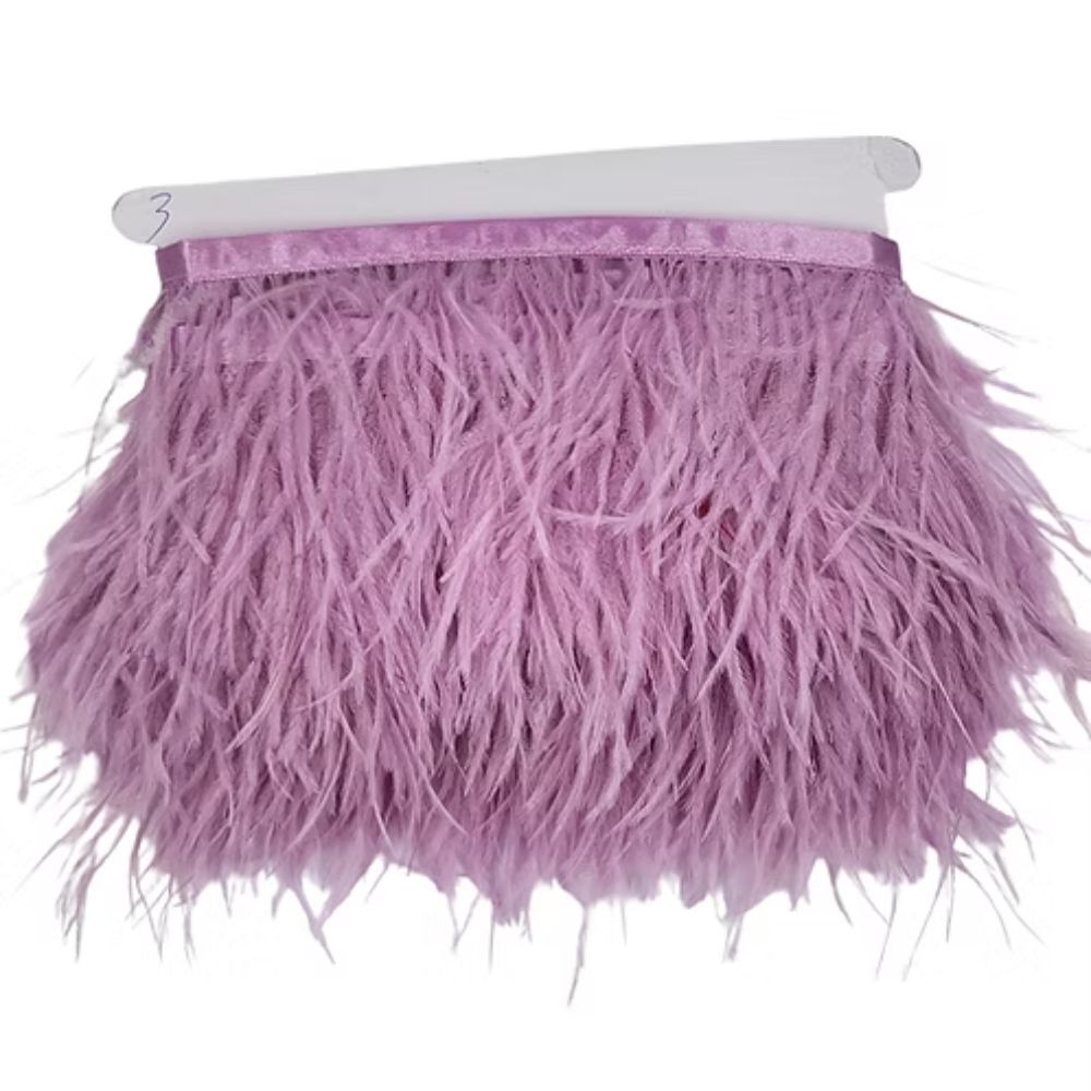 Ostrich fringe H cm 10 item Fm35140