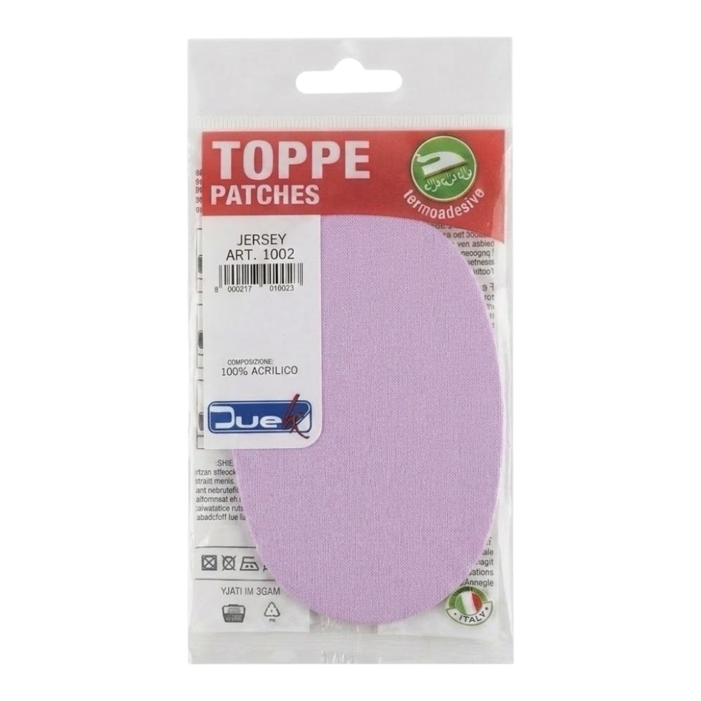 Toppe in jersy termoadesive articolo 1002