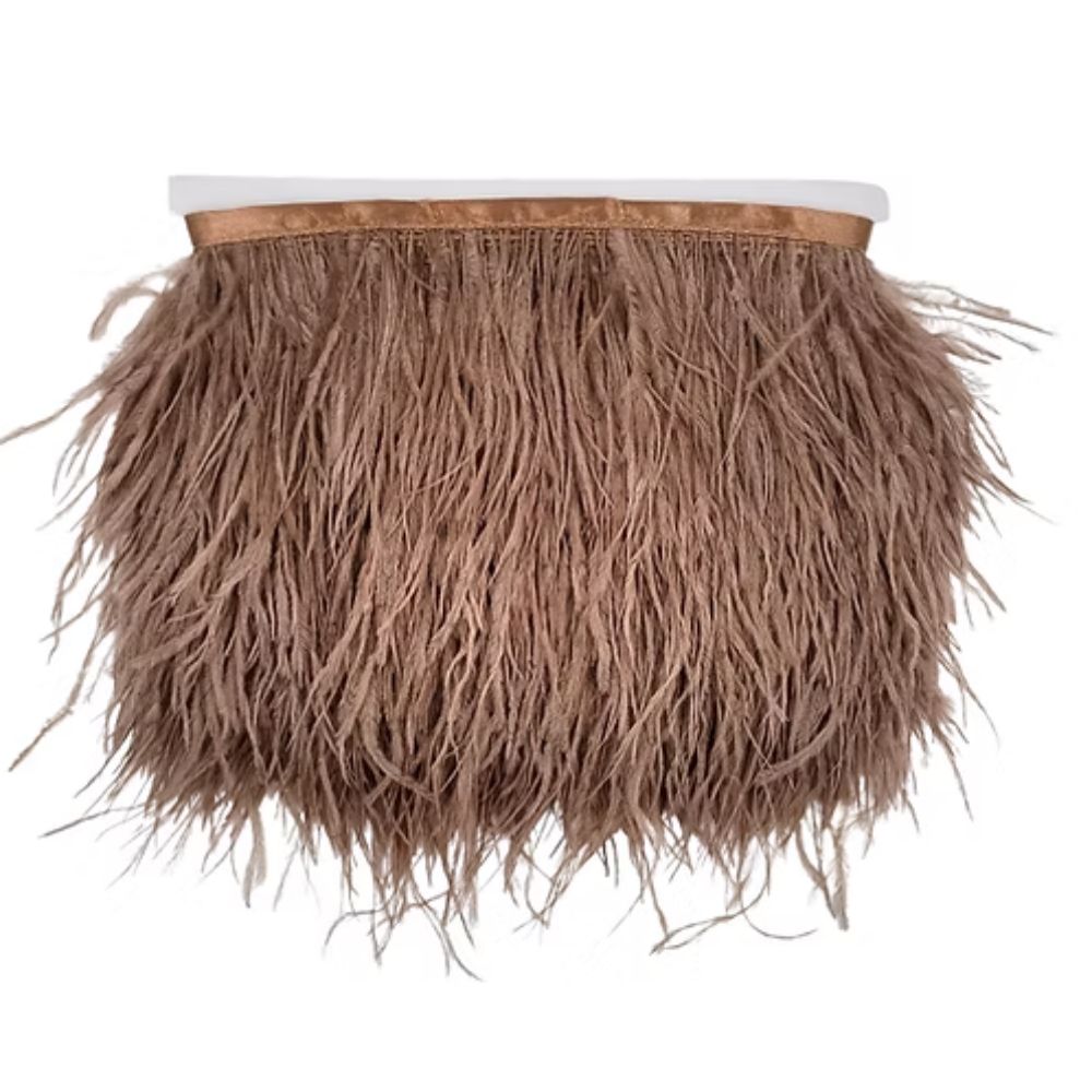 Ostrich fringe H cm 10 item Fm35140