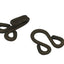 Coated hooks length 41 mm item FF553/2/12 pairs 12