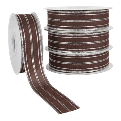Lamé worked ribbon h mm 25 item V121/26 20 meters
