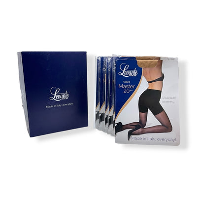 Master 20 den (TG 5 XXL) collant setificato Levante paia 6