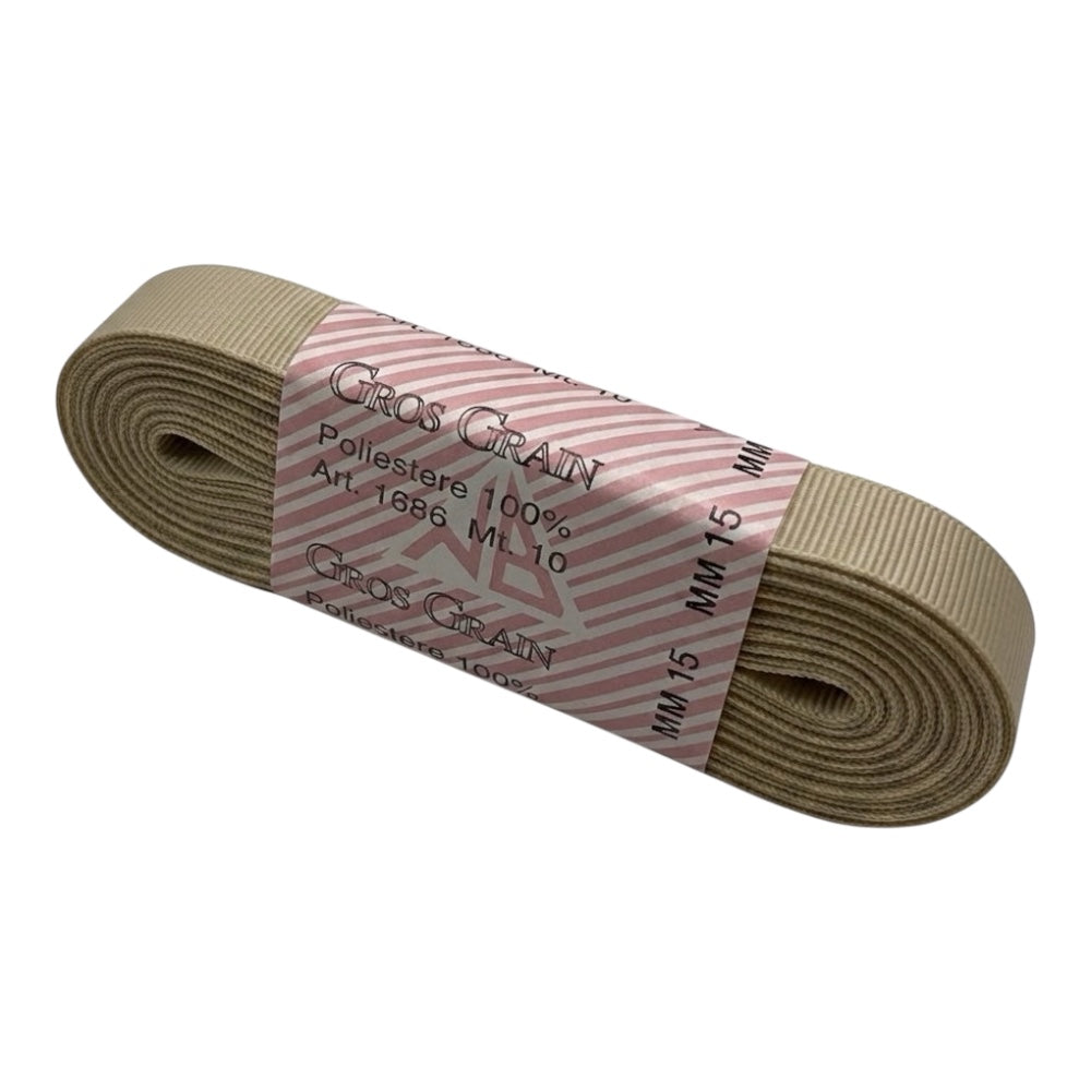 Gros grain n 3 h cm 1.5 100% polyester article 1686/3 10 meters