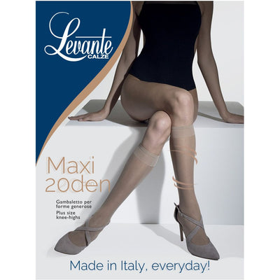 Supermaxi 20 den gambaletto setificato Levante paia 24