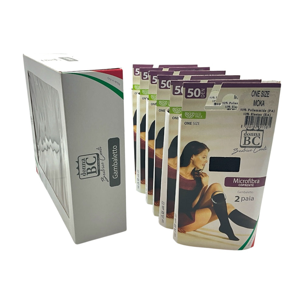 Micro 50 den microfibre knee-highs Bc 12 pairs