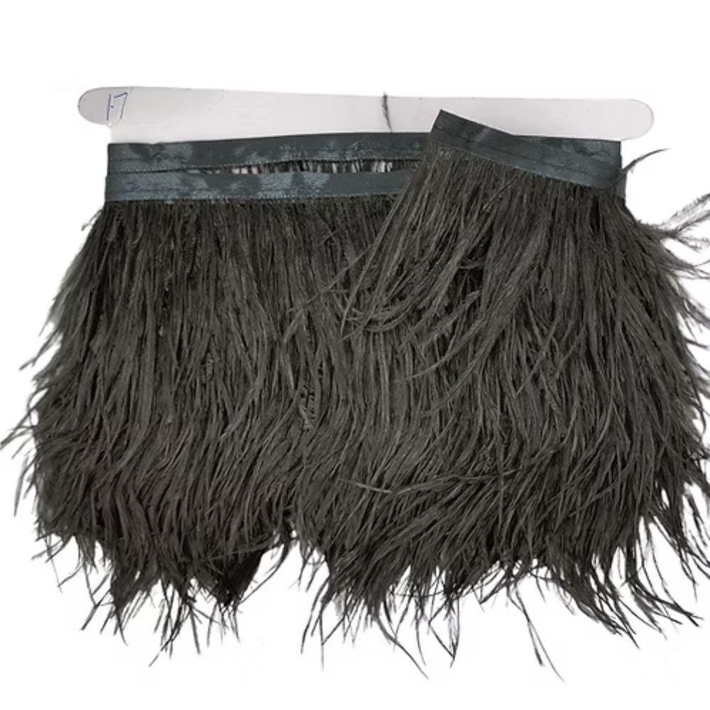 Ostrich fringe H cm 10 item Fm35140