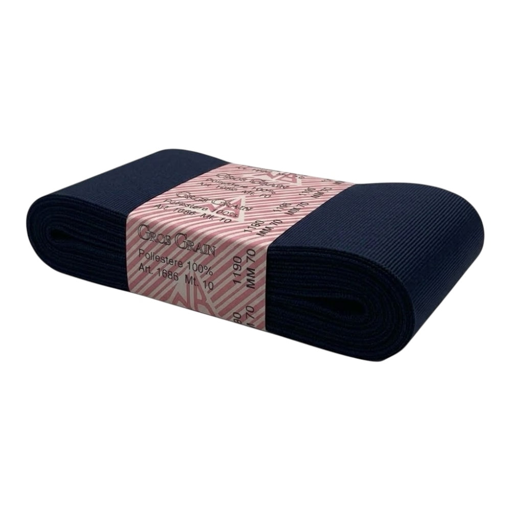 Gros grain n 20 H cm 7 poliestere 100% articolo 1686/20 metri 10