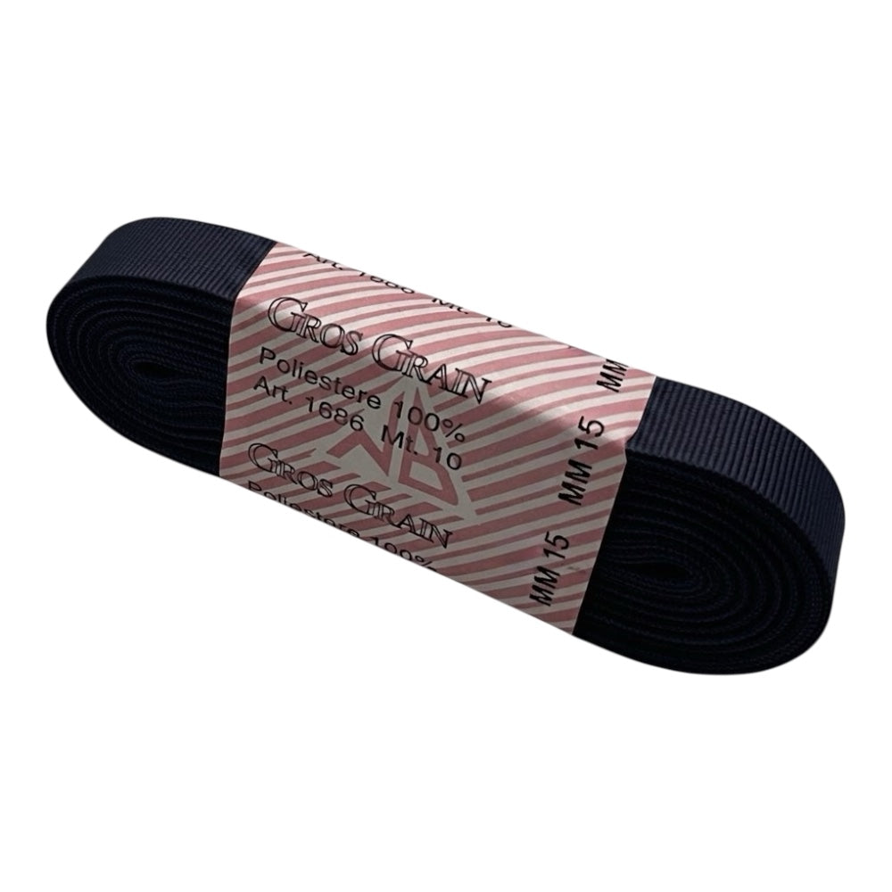 Gros grain n 3 h cm 1.5 100% polyester article 1686/3 10 meters