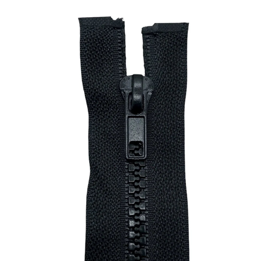 Cerniera lampo combi (2 cursori) carro  75 cm catena plastica 6 mm divisibile articolo 1184/9/75