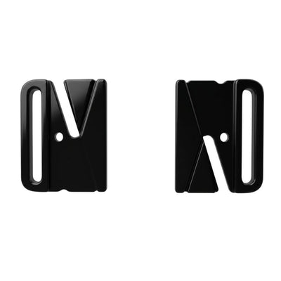 Plastic bra hook pitch 30 mm internal item 16657 pairs 3