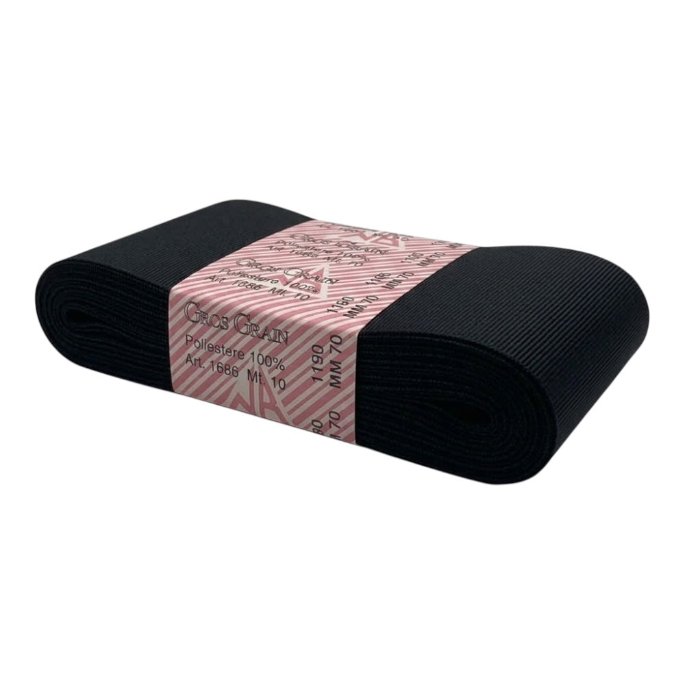 Gros grain n 20 H cm 7 poliestere 100% articolo 1686/20 metri 10