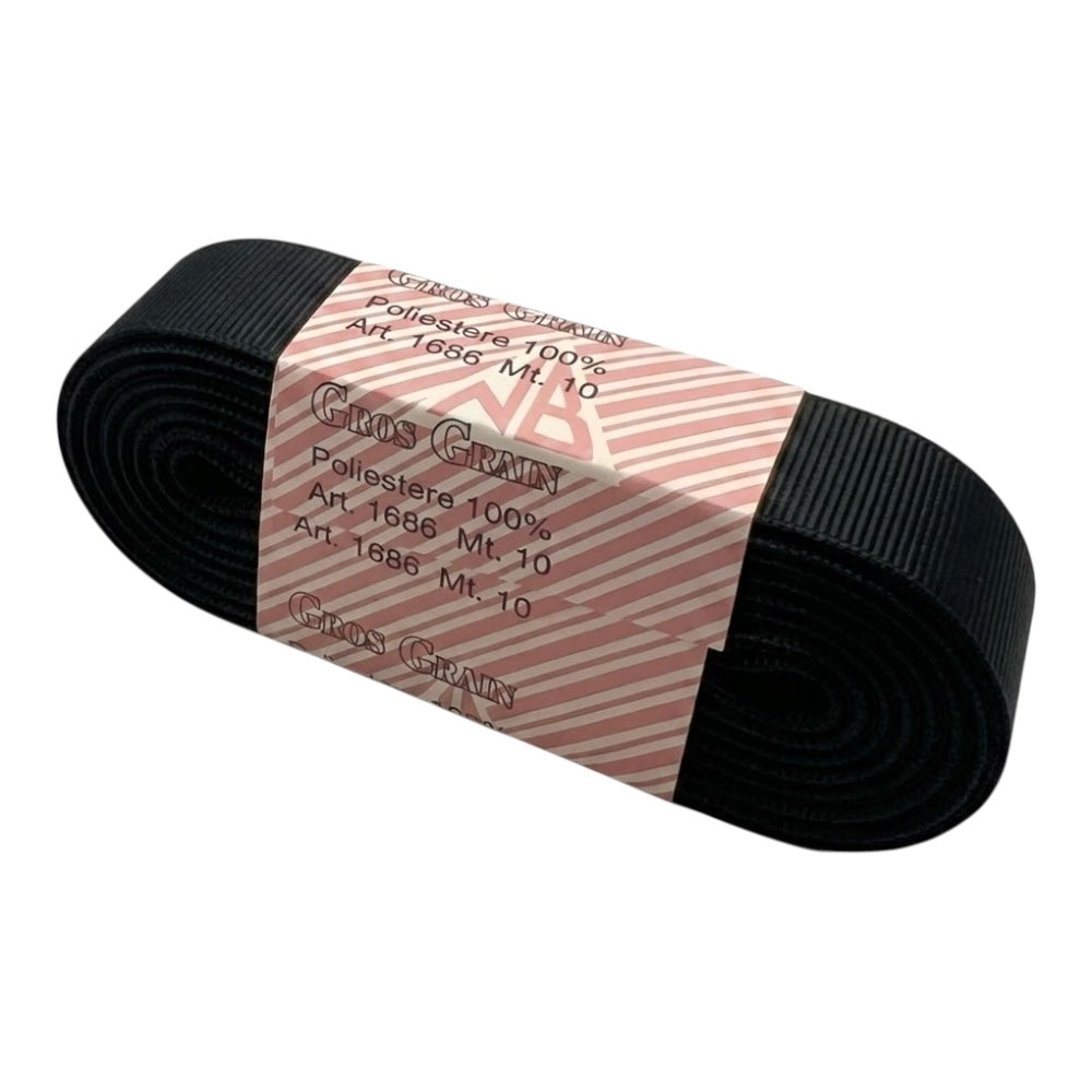 Gros grain n 7 h cm 3 100% polyester article 1686/7 10 meters