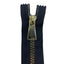 80cm combi metallic laminated zipper (2 sliders) divisible plastic chain 6mm
