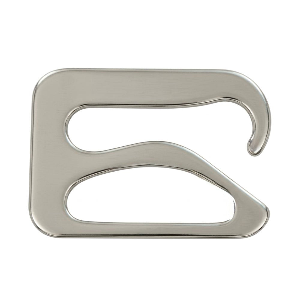 Metal hook for bra strap, pitch 8 mm, item 16608, 16 pieces