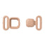 Gancio per reggiseno in plastica passo mm 15 interno articolo 16623 coppie 6