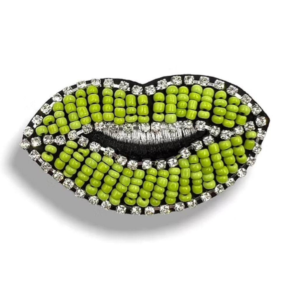 Coral and rhinestone applications item FM10158