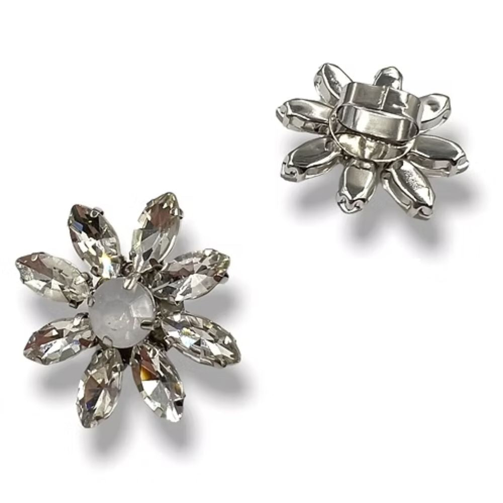 Glass stone flower application item FM10191