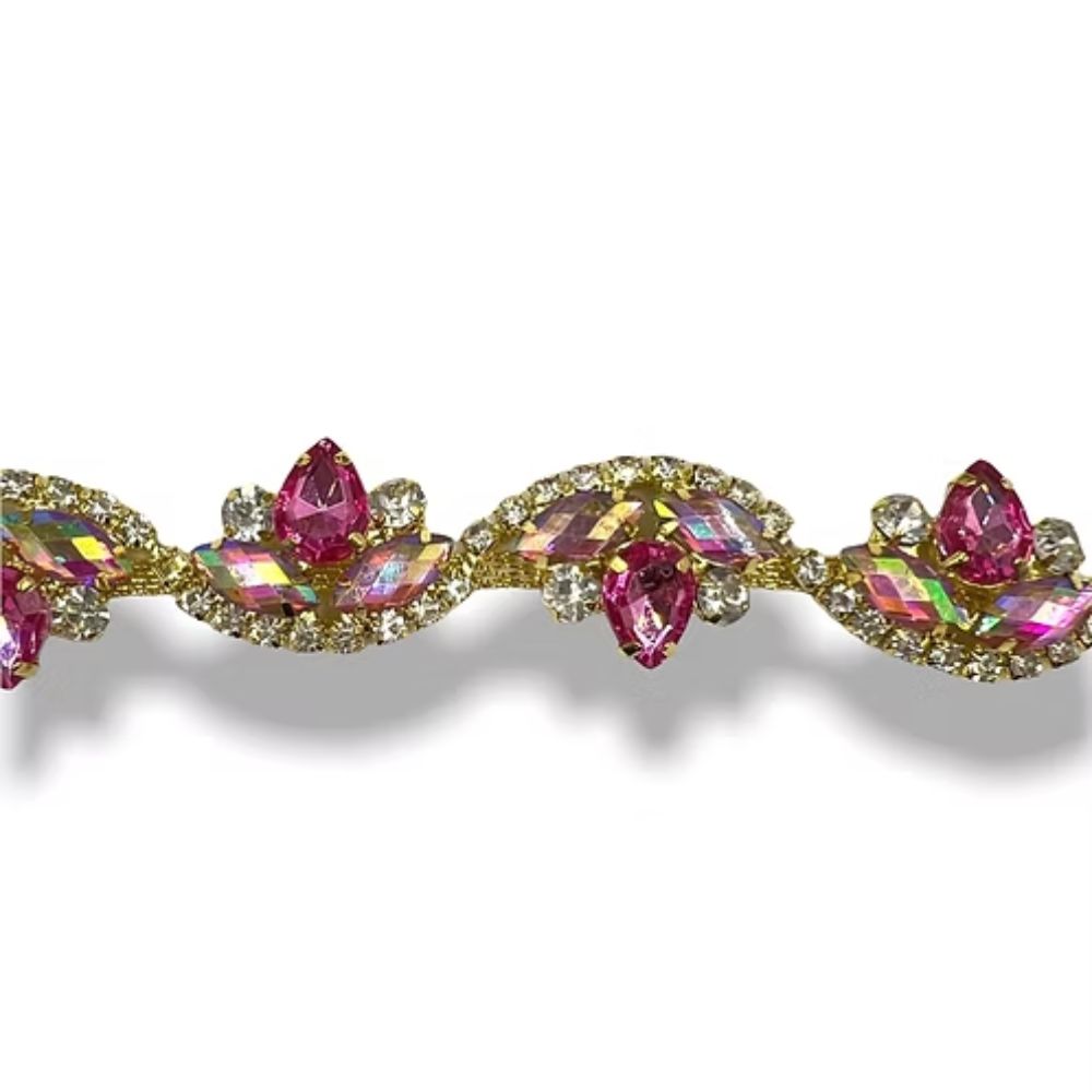 Filo catena strass con pietre articolo FM9933