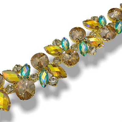 Rhinestone chain thread with stones item FM9912
