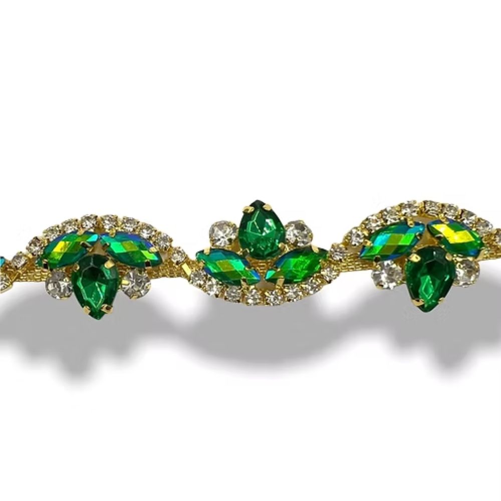 Filo catena strass con pietre articolo FM9933
