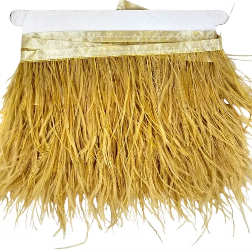 Ostrich fringe H cm 10 item Fm35140