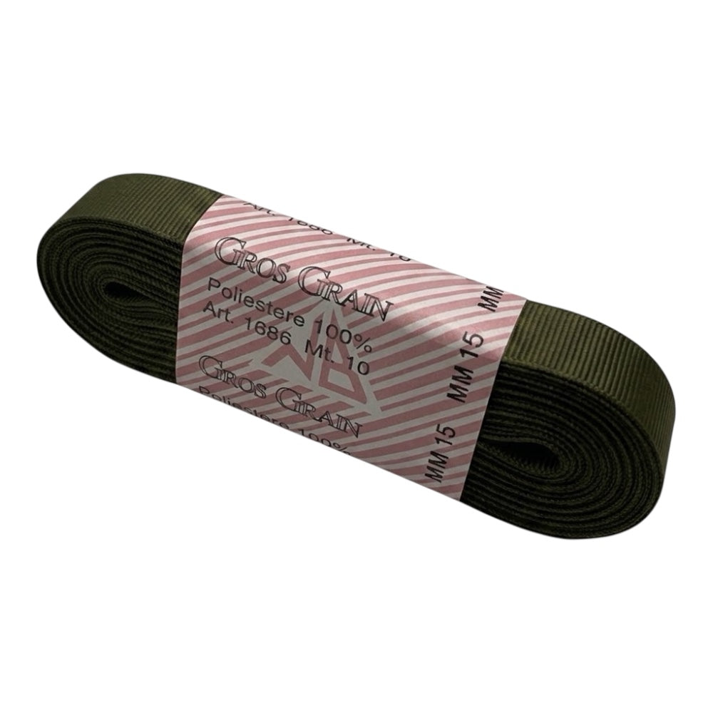 Gros grain n 3 h cm 1.5 100% polyester article 1686/3 10 meters