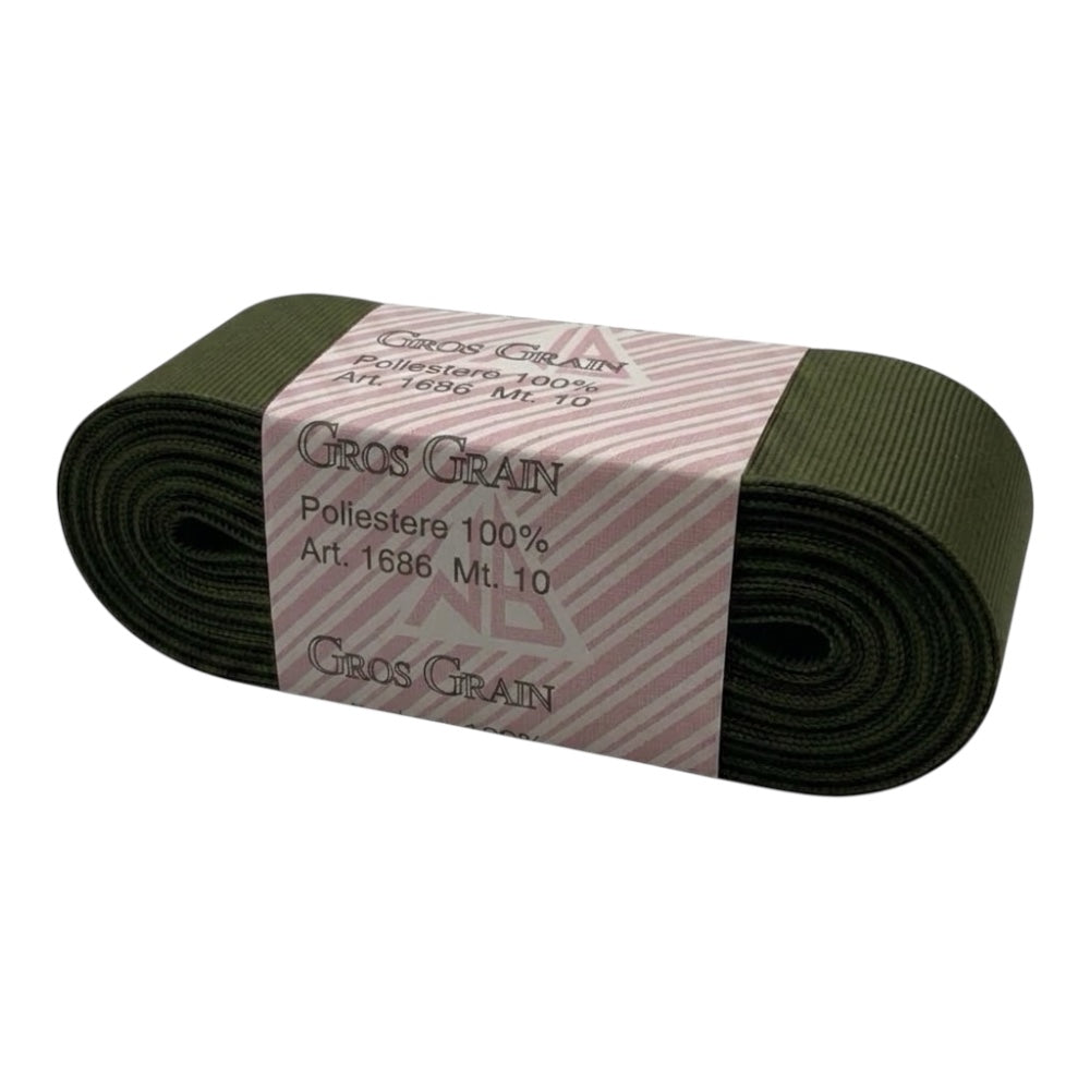 Gros grain n 9 h cm 4 100% polyester article 1686/9 10 meters
