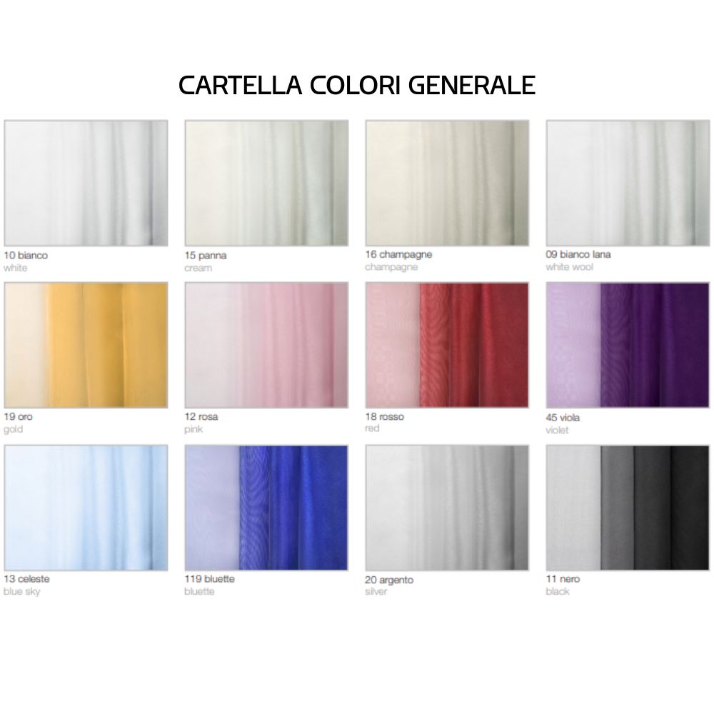 Colored organza h cm 150 Rainbow item
