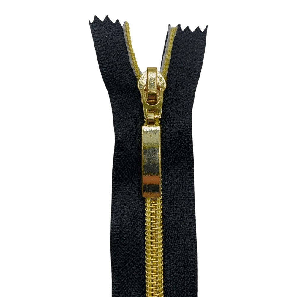 70cm divisible laminated spiral zipper with 6mm chain
