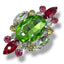 Application with glass stones item MC086B