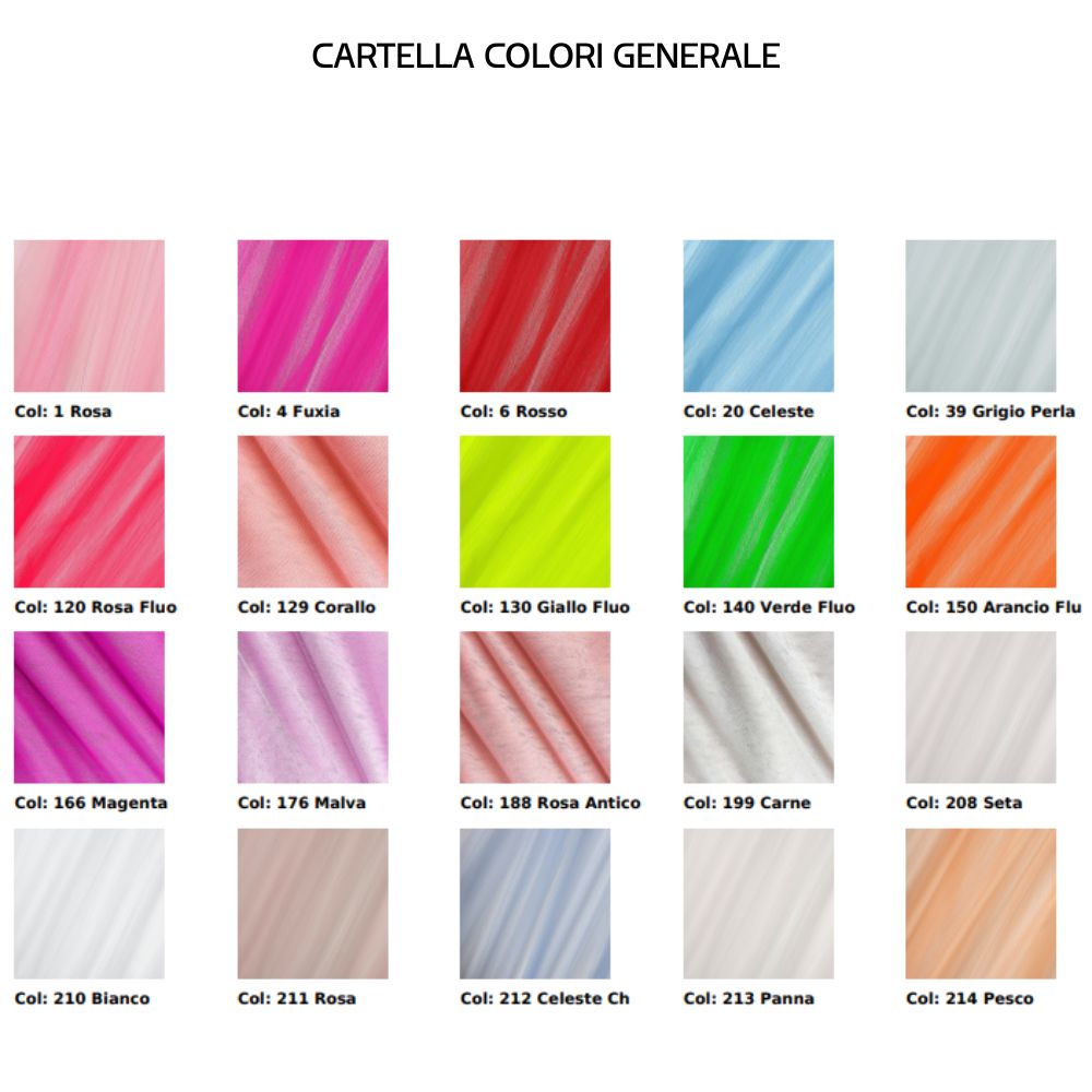 Soft tulle h 300 cm article Crizia