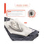 Anti-shine ironing cloth with steam diffuser item 10