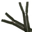 Nickel silver metal zipper 85 cm combi (2 sliders) 5 mm divisible chain