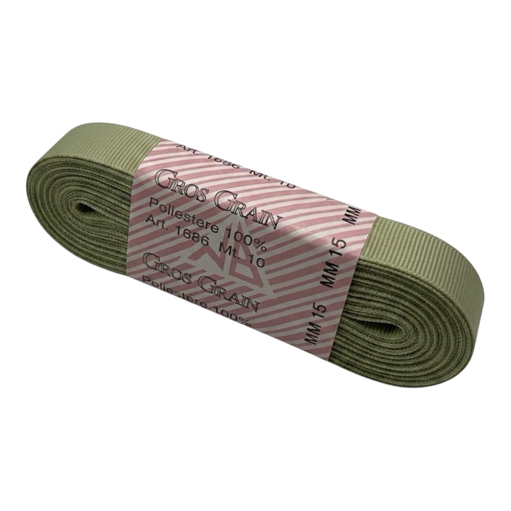 Gros grain n 3 h cm 1.5 100% polyester article 1686/3 10 meters