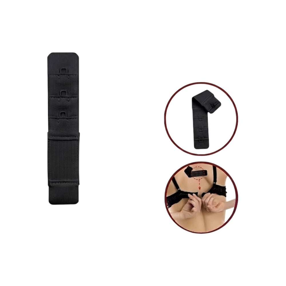 Bra extender with elastic band, 1 hook, 20 mm high, item S/1