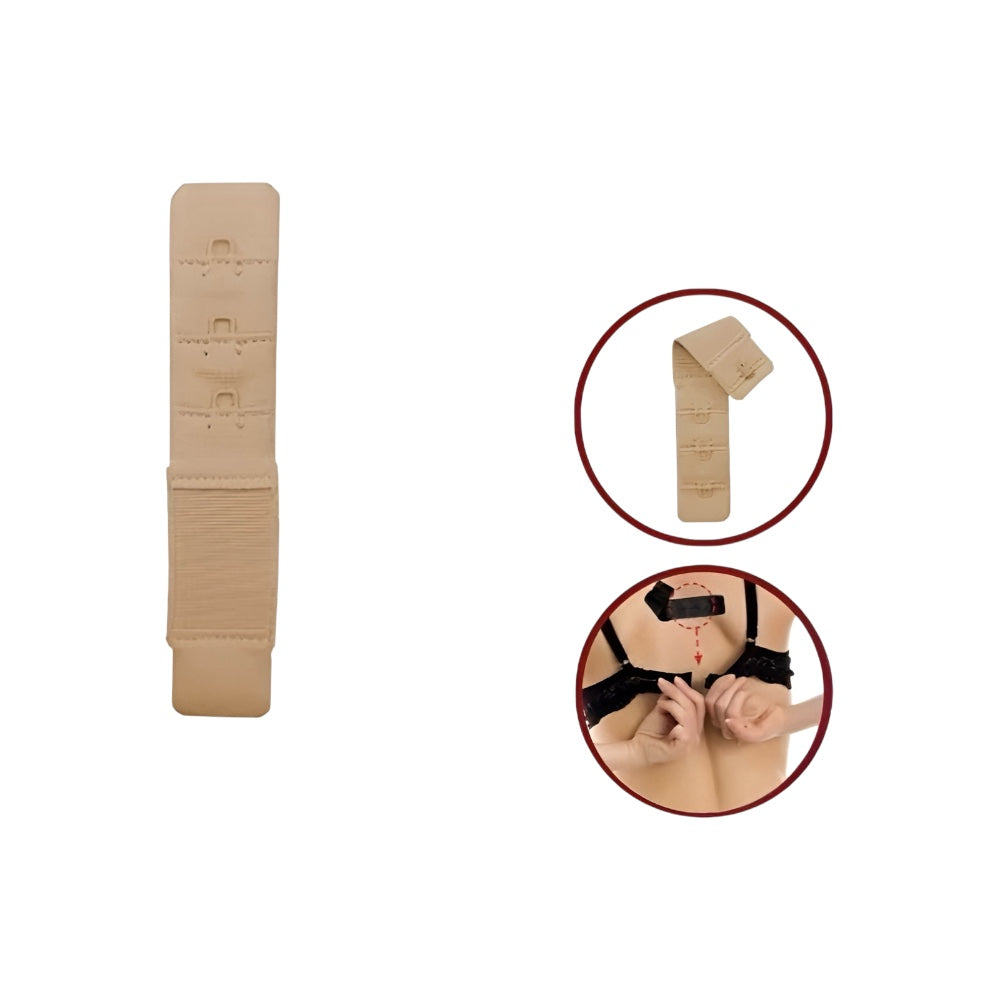 Bra extender with elastic band, 1 hook, 20 mm high, item S/1