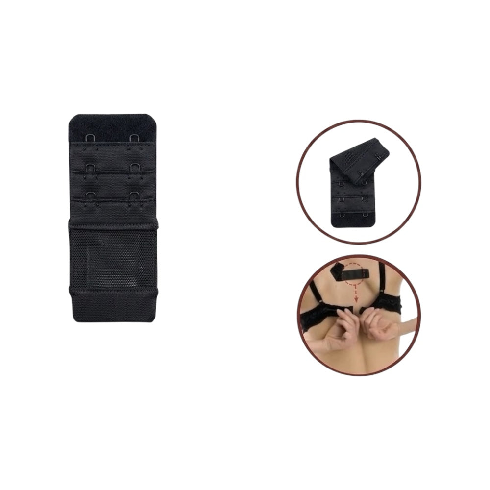 Bra extender with elastic band with 2 hooks h 40 mm item S/2