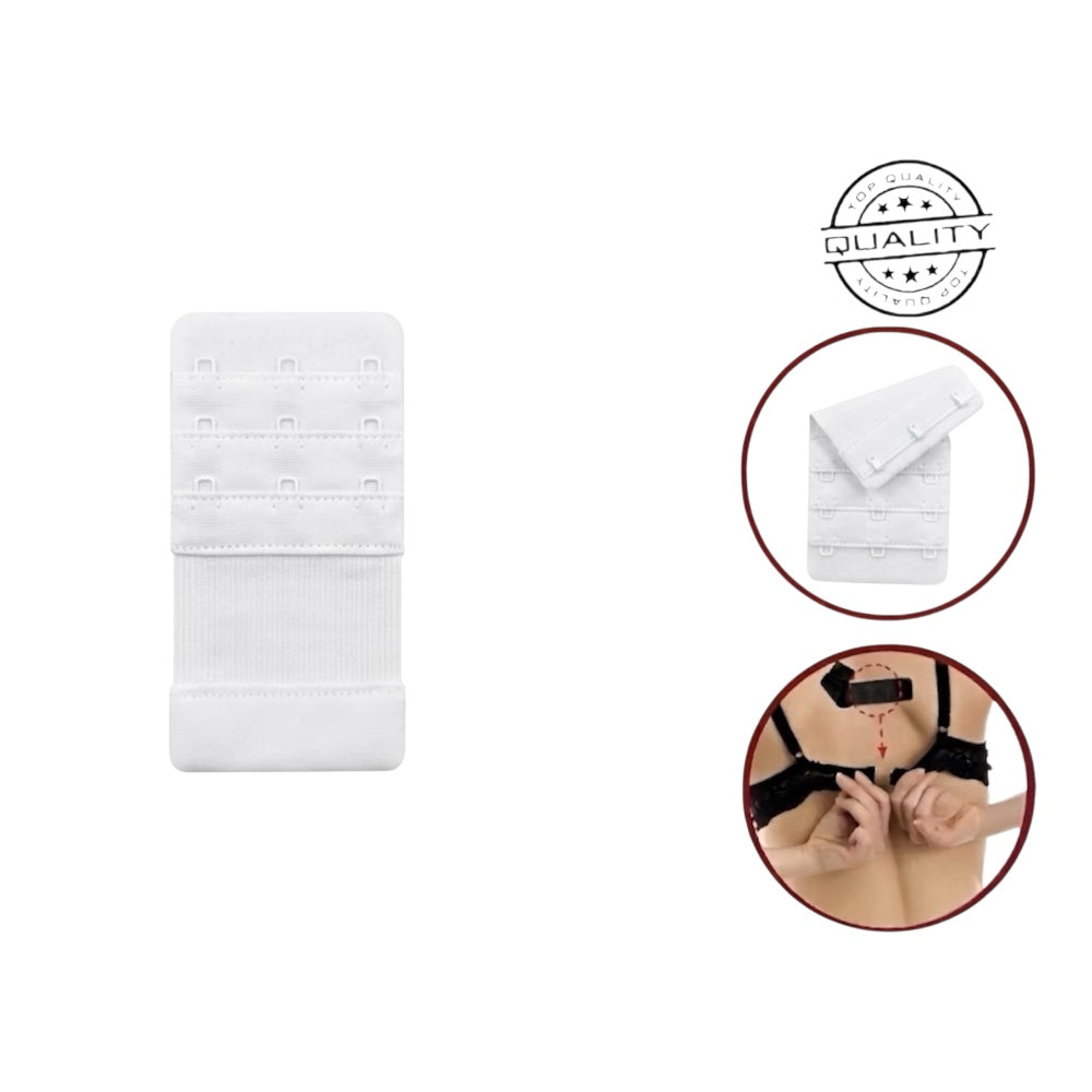 Bra extender with elastic band with 3 hooks h 50 mm item S/3-3