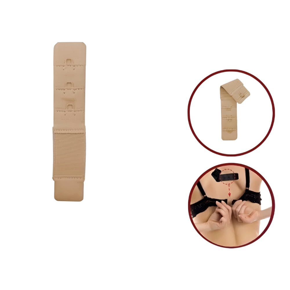 Bra extender with elastic band with 1 hook h 19 mm item PR19 MAS