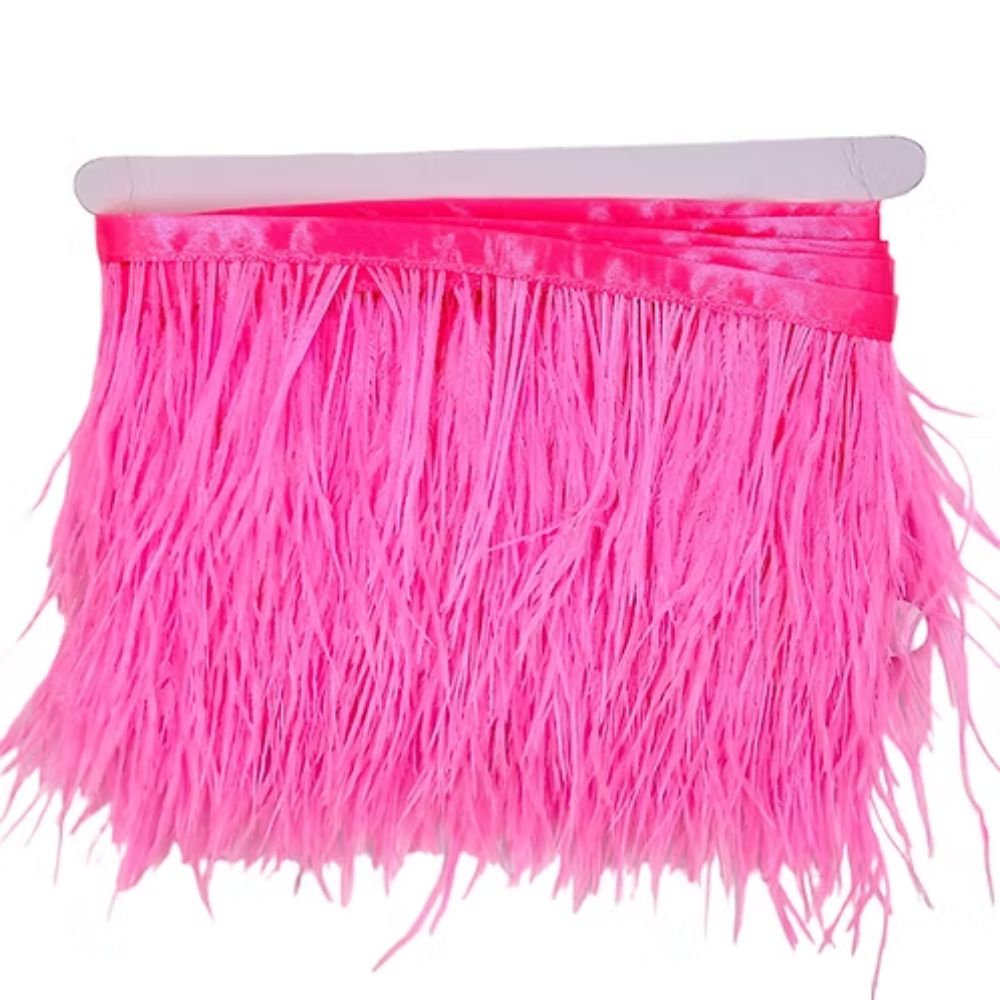 Ostrich fringe H cm 10 item Fm35140