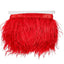 Ostrich fringe H cm 10 item Fm35140