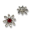 Glass stone flower application item FM10191