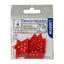 Iron-on application for fabric and rhinestones, item 7073, 6 pieces