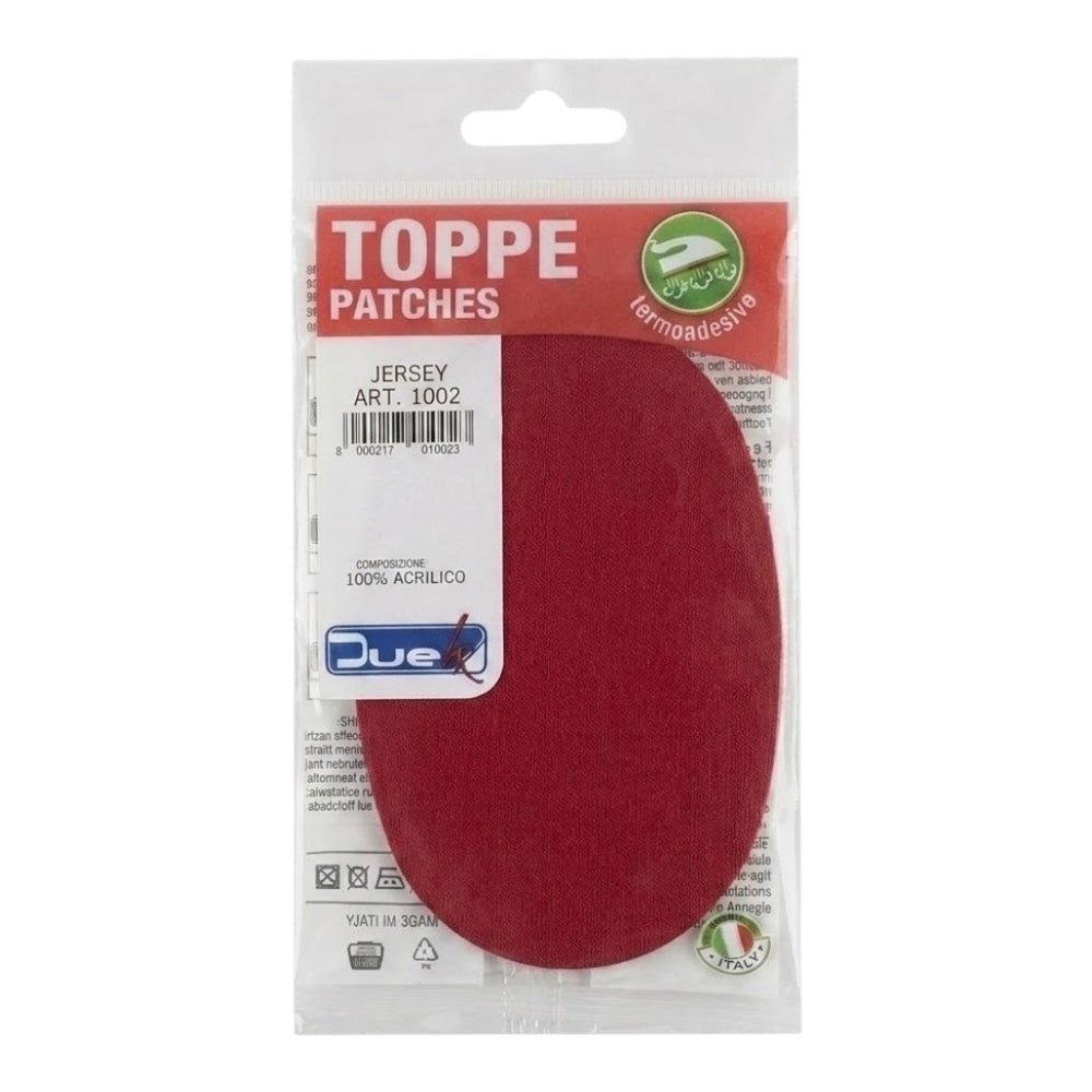 Toppe in jersy termoadesive articolo 1002