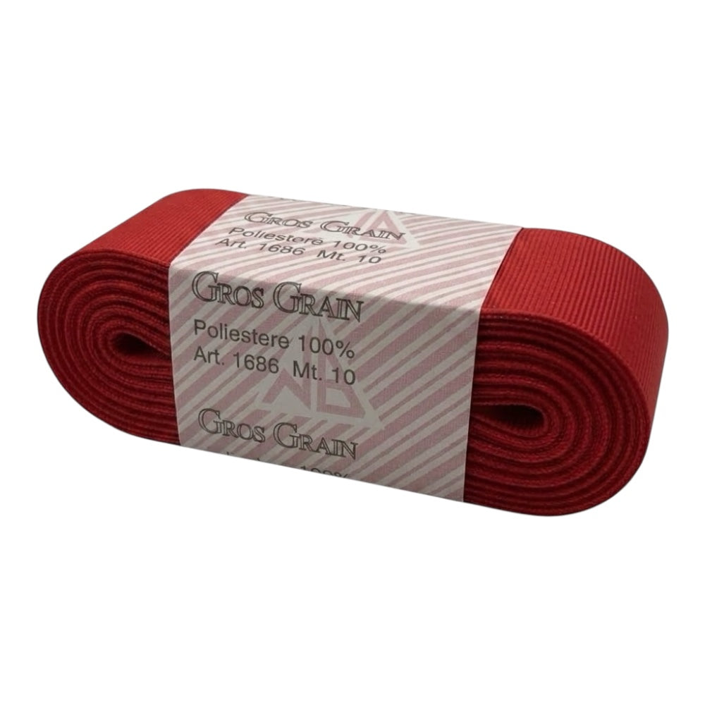 Gros grain n 9 h cm 4 100% polyester article 1686/9 10 meters
