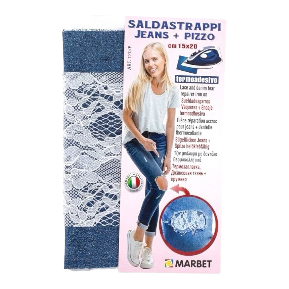 Iron-on tear sealer for jeans and lace, item 120/P