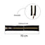 70cm divisible laminated spiral zipper with 6mm chain