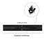 Continuous chain zipper plastic carriage 6 mm footage